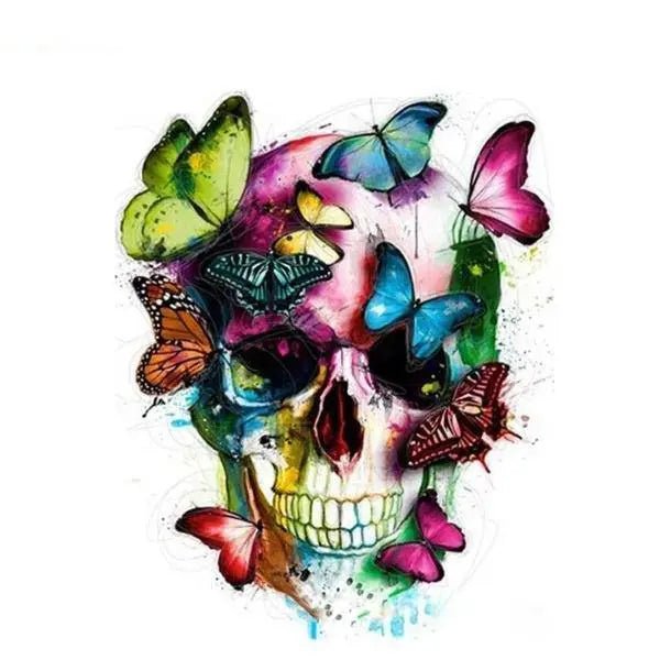 Skull Paint By Numbers Kit