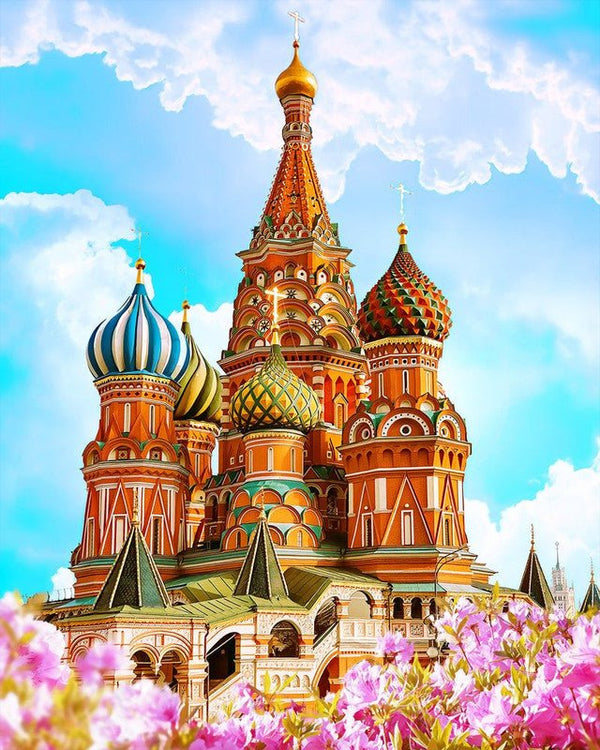 St Basil Cathedral Paint By Numbers Kit