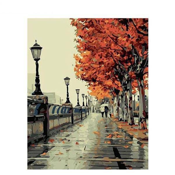 Street Scenery Paint By Numbers Kit