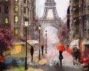 Streets of Paris Paint By Numbers Kit