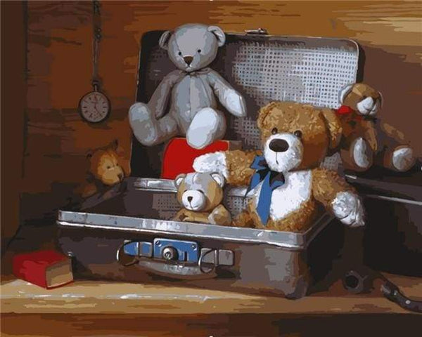 Teddy Bears Paint By Numbers Kit