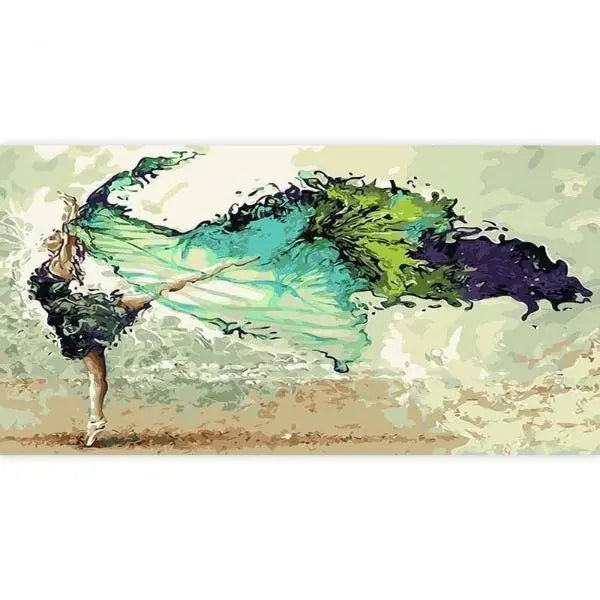 The Ballerina Dancer Paint By Numbers Kit
