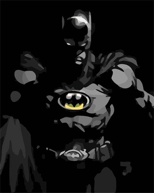 The Dark Batman Paint By Numbers Kit