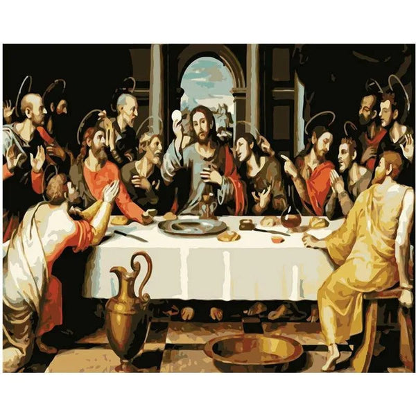 The Lord'S Supper Paint By Numbers Kit