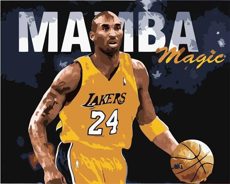 The Magic Kobe Paint By Numbers Kit