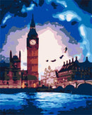 Times Square and River Paint By Numbers Kit