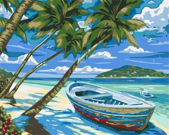 Tropical Island Paint By Numbers Kit
