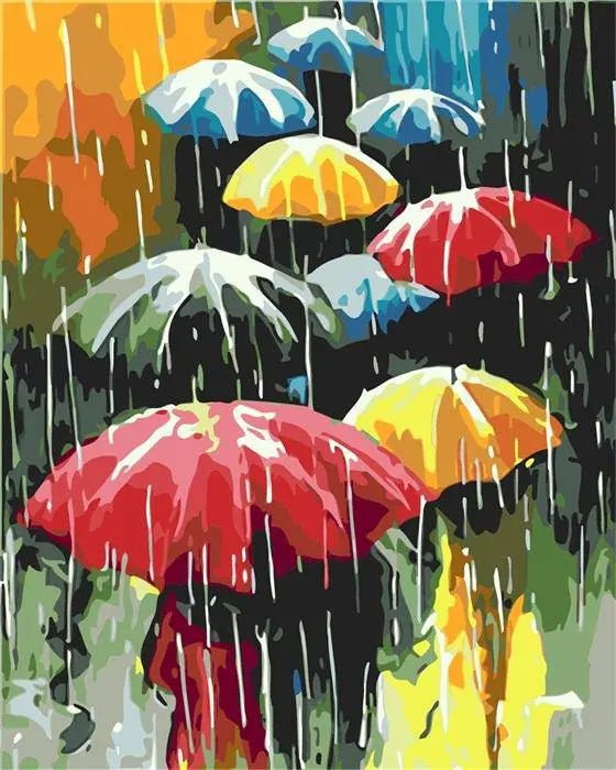 Umbrella's Paint By Numbers Kit
