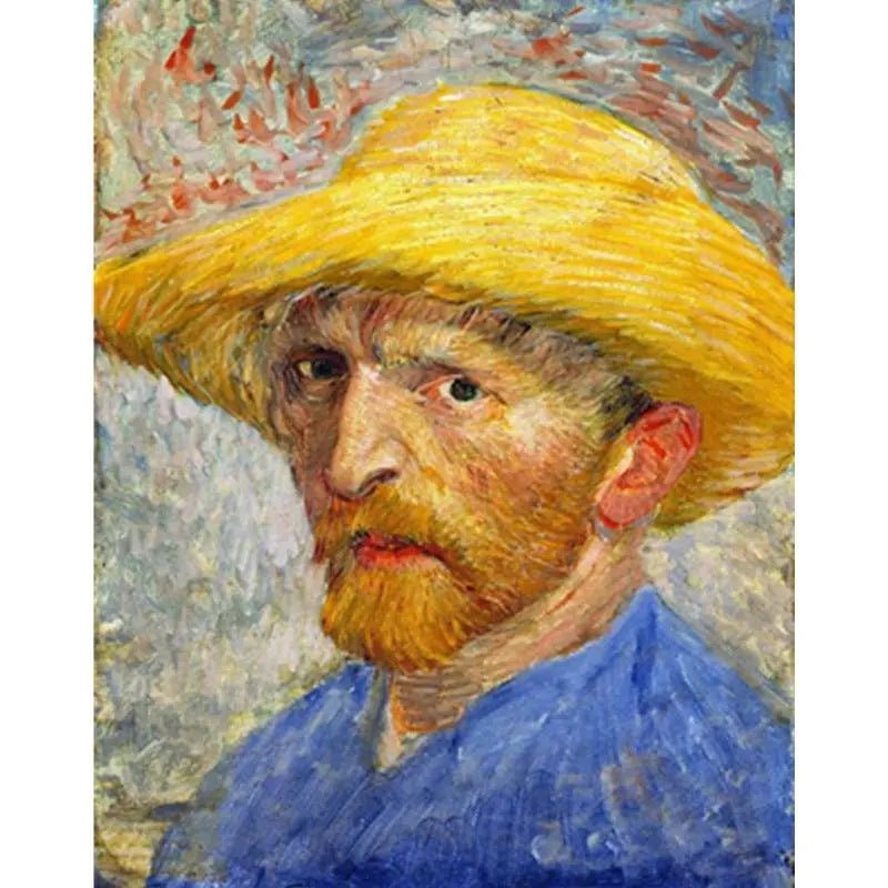 Van Gogh And His Painting With The Straw Hat Paint By Numbers Kit