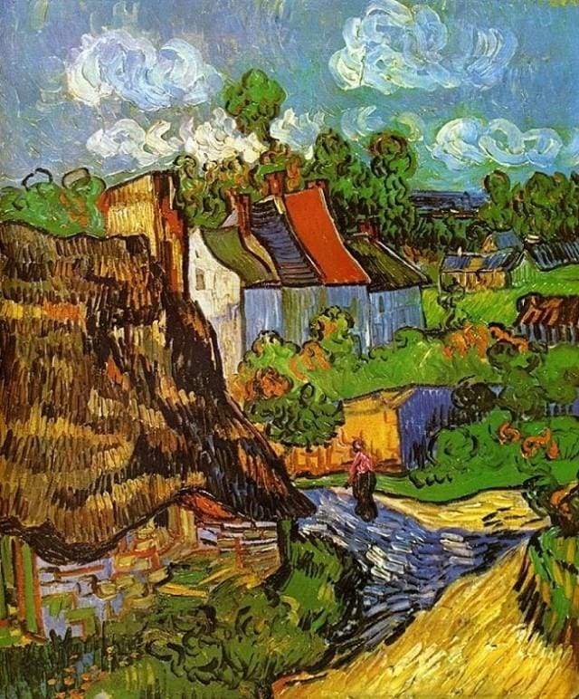 Van Gogh Houses in Auvers Paint By Numbers Kit