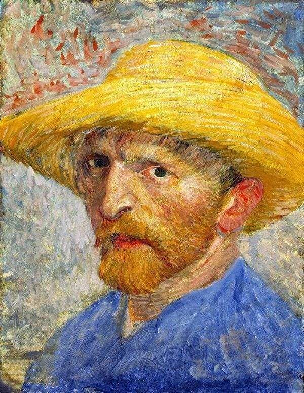 Van Gogh Self-Portrait with Straw Hat Paint By Numbers Kit