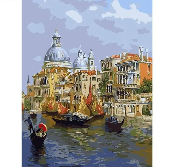 Venice Theme Painting Paint By Numbers Kit