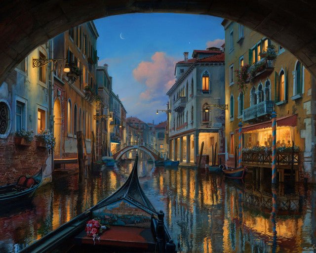 Visit of the Venice Canal Paint By Numbers Kit
