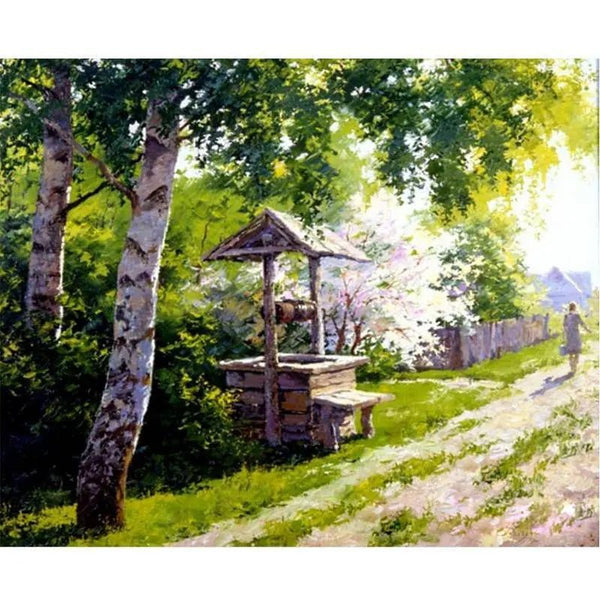 Well On A Sunny Path Paint By Numbers Kit