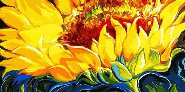 Yellow Sunflowers Paint By Numbers Kit
