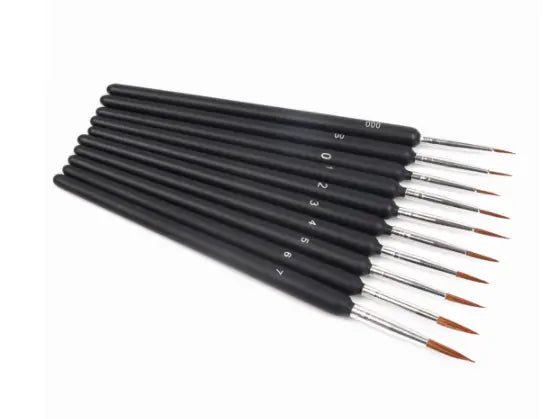 Paint by Numbers Brush Set (10 pcs) - Accessory for Paint By Numbers | Paint with Number